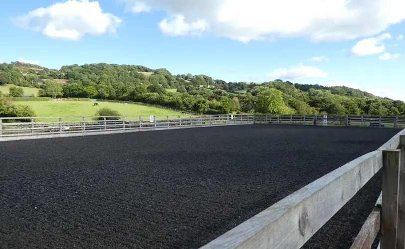 Outdoor Arena at Clwyd Special Riding Centre